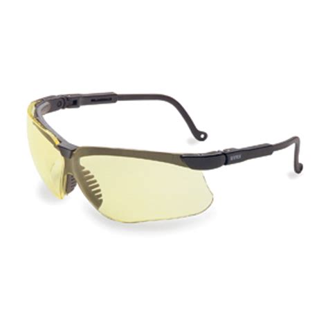Howard Leight Genesis Eye Protection, Black Frame, Amber Lens ...