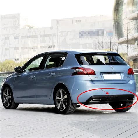 For Peugeot 308 Bageste Kofanger Spoiler Læbe Diffuser Kofangere Protector Body Kit Tilbehør