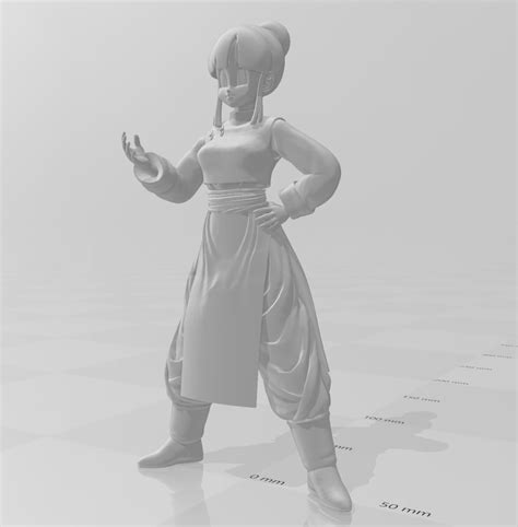 Скачать файл Stl Chi Chi Adult Dragon Ball 3d Model • Модель с возможностью 3d печати • Cults