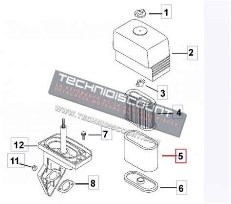 Mousse De Filtre Air Kohler Cs8 5 63 083 12 S Kohler 6308312 S