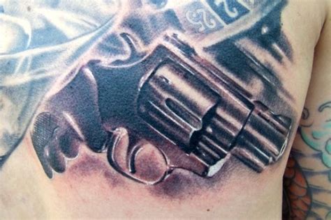 Revolver Tattoo - Tattoos Designs