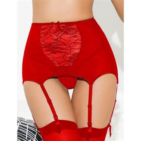 Porte Jarretelle Jarretelles En Dentelle Pour Femmes Lingerie Sexy