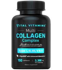 Amazon Vital Vitamins Multi Collagen Plus Biotin Hyaluronic