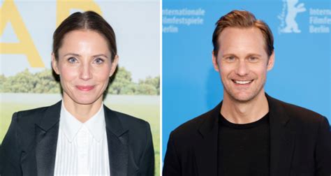 Alexander Skarsg Rd Bekr Ftar Bebislyckan Med Tuva Novotny