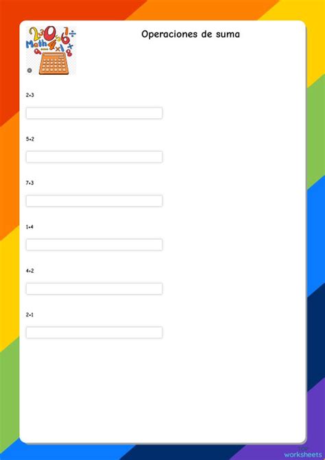 Operaciones De Suma Ficha Interactiva Topworksheets Porn Sex Picture