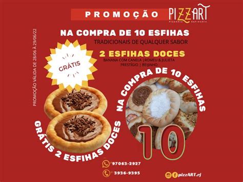 Menu Em Pizzaria Esfiharia PizzArt RJ Rio De Janeiro