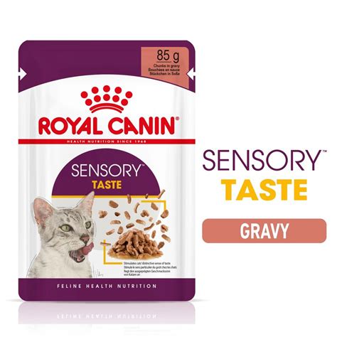 Royal Canin Sensory Taste In Gravy Adult Wet Cat Food 12 x 85g - Royal ...