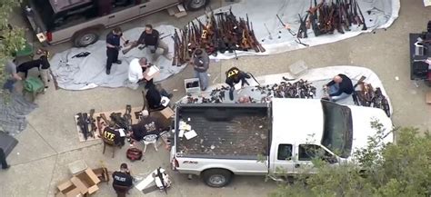 Los Angeles Police Seize Over 1 000 Guns From Bel Air Mansion