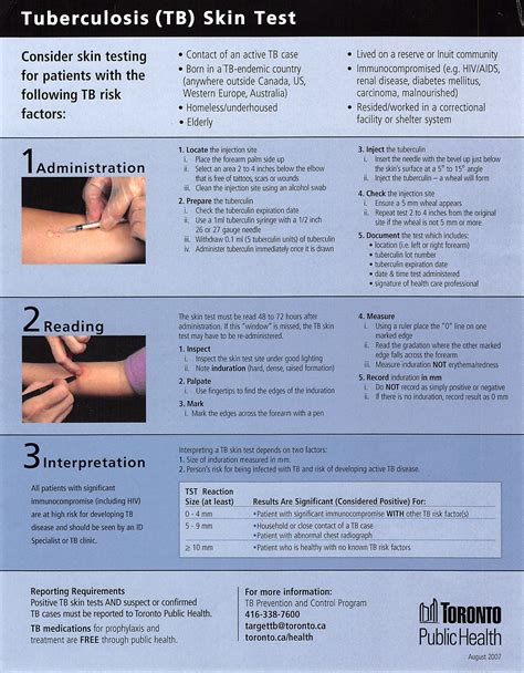 Tb Skin Test Form Printable Online