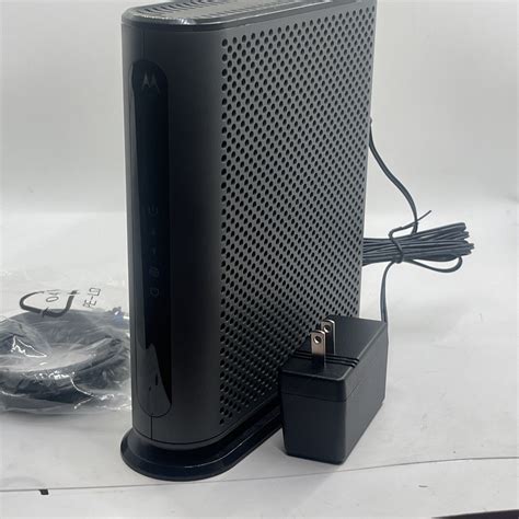 Motorola Mb7621 Cable Modem 24x8 Docsis 3 0 W Power Cord Vg And Working Ebay