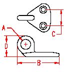 Stainless Pad Eye Stainless Anchor Eye