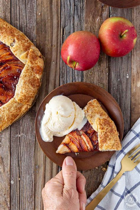 Rustic Apple Galette Cooking On The Front Burner