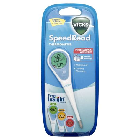 Vicks Thermometer, SpeedRead 1 ct - Health & Wellness - Medicine Cabinet - Thermometers