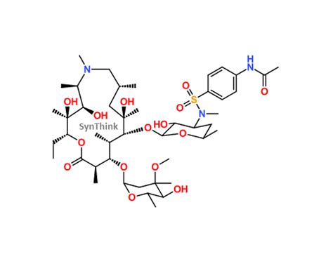 CAS 307974 61 4 Azithromycin EP Impurity B SynThink