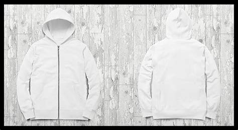 Zip Up Hoodie Tee Collection Mockup on Behance