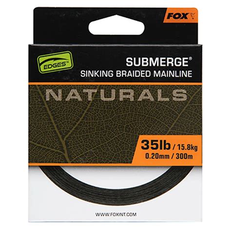 Fox Naturals Submerge Sinking Braided Mainline M Premier Angling