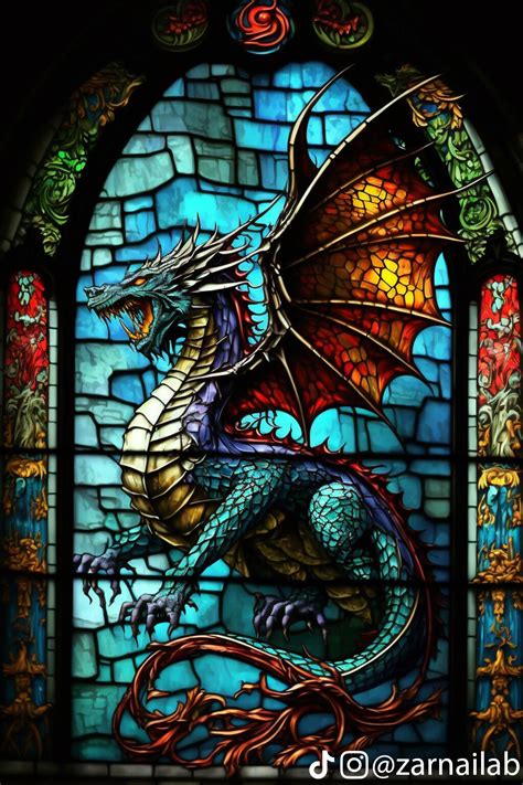 Artstation Dragon Age X Stained Glass 1 12