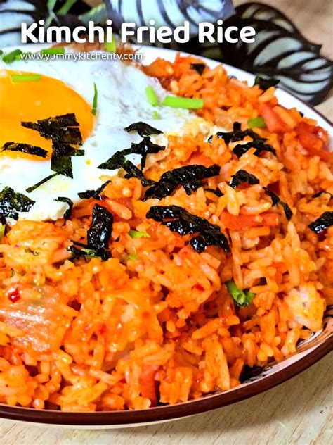 Kimchi Fried Rice Recipe In Just One Pan Yummy Kitchen