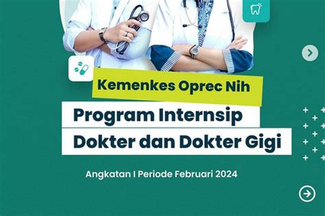 Kemenkes Buka Rekrutmen Program Internsip Dokter Dan Dokter Gigi Ini