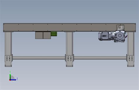 05 2m单层积放滚筒线三维建模图纸 Solidworks设计 Solidworks 2014 模型图纸下载 懒石网