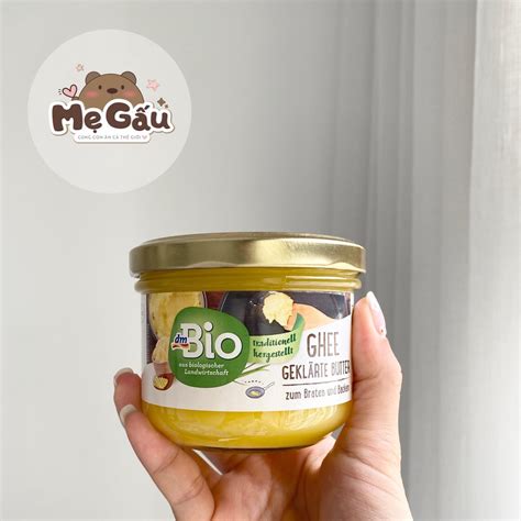 Bơ Ghee Hữu Cơ Đức Ener Bio 180g Shopee Việt Nam