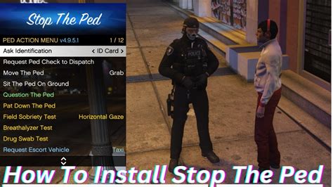 How To Install Stop The Ped Into Lspdfr Gta Mod Step By Step Tutorial