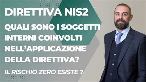 Direttiva NIS2 Il Ruolo Dei Soggetti Interni YouTube