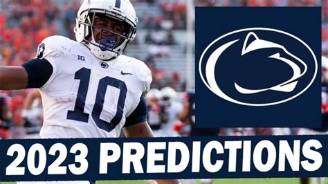 Penn State Football 2023 Predictions Youtube