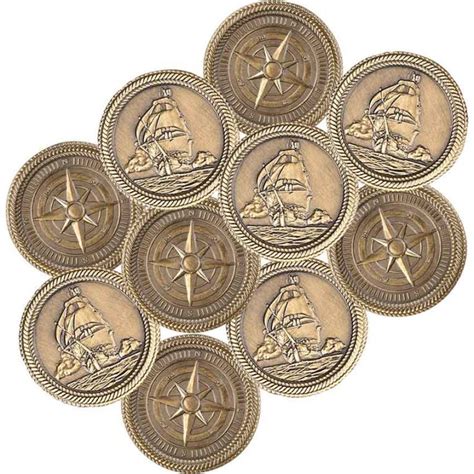 Pirate Coins And Replica Doubloons Medieval Collectibles