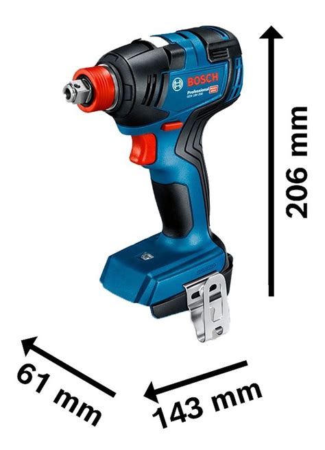 Llave Impacto Batería ¼ Y ½ Bosch Gdx 18v 200 Sin Bat carg GONZALEZ Y