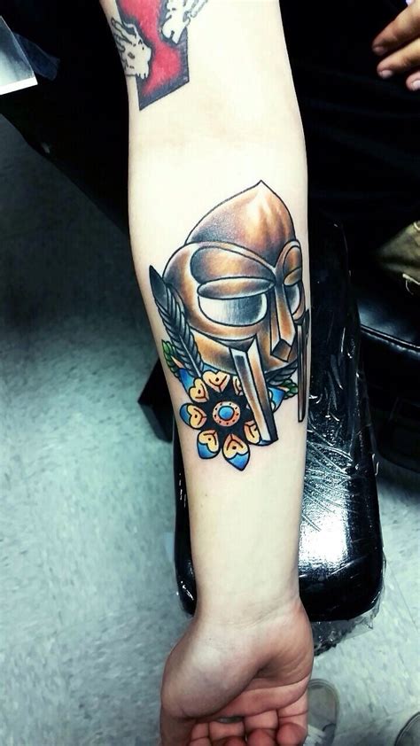 FYeahTattoos.com — MF doom mask done by mick at vintage tattoo ...