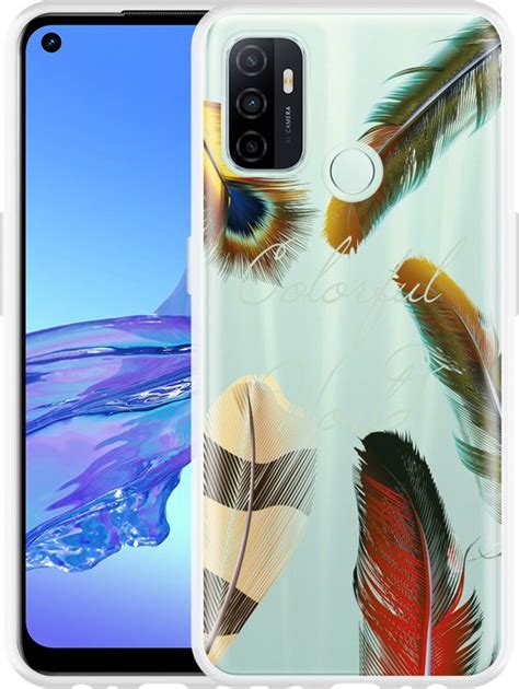 Oppo A Hoesje Feathers World Designed By Cazy Bol