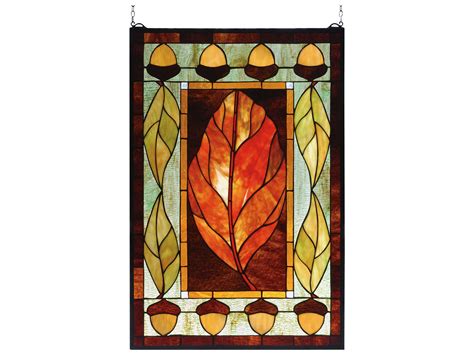 Meyda Harvest Festival Stained Glass Window My73207