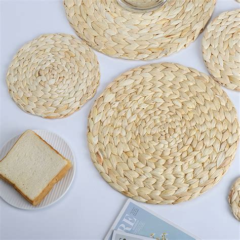 Straw Mat Straw Weaving Mat Vintage Storage Coaster Etsy