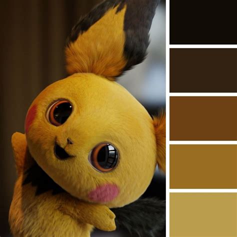 Pikachu Colour Palette