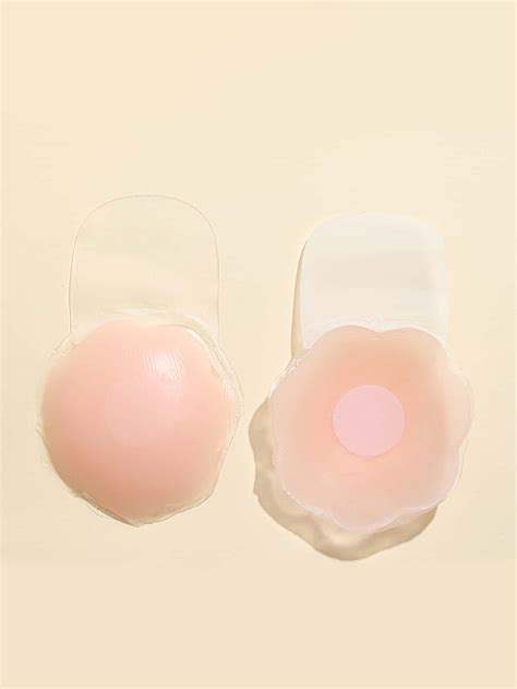 2pcs Silicone Breast Lift Nipple Covers For Women Adhesive Reusable