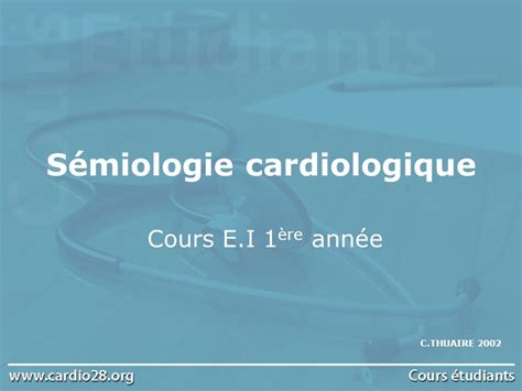 S Miologie Cardiologique Pdf Etude Az