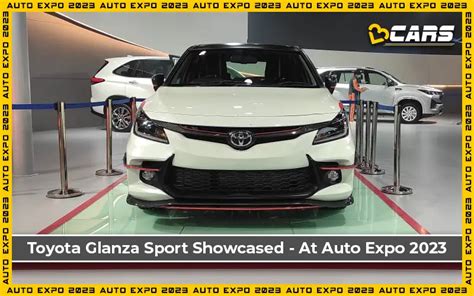 glanza sport officially showcased   auto expo