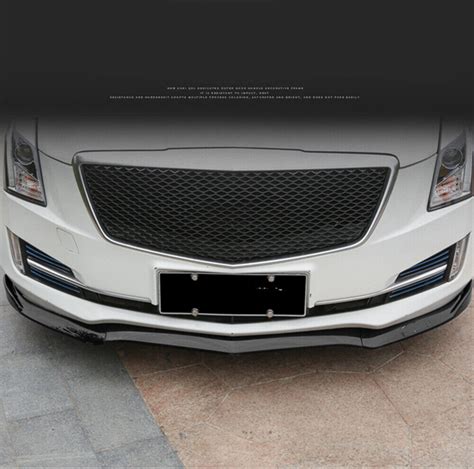 Front Bumper Lip Spoiler Splitter Cover Trim For Cadillac ATS 2015 2018