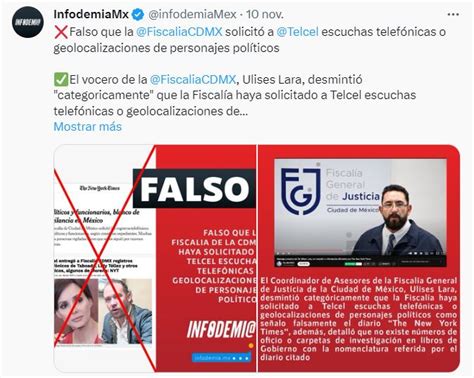 Y quién verifica a Infodemia La página vs fake news del gobierno