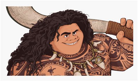 Maui Demigod Art Clipart Moana Maui Māui - Maui Drawing, HD Png ...