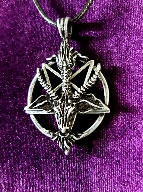 Baphomet Pendant High Quality Occult Sigil Of Baphomet Goat Of Mendes