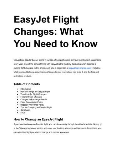 Top 88 Imagen Easyjet Flight Changes Fr Thptnganamst Edu Vn