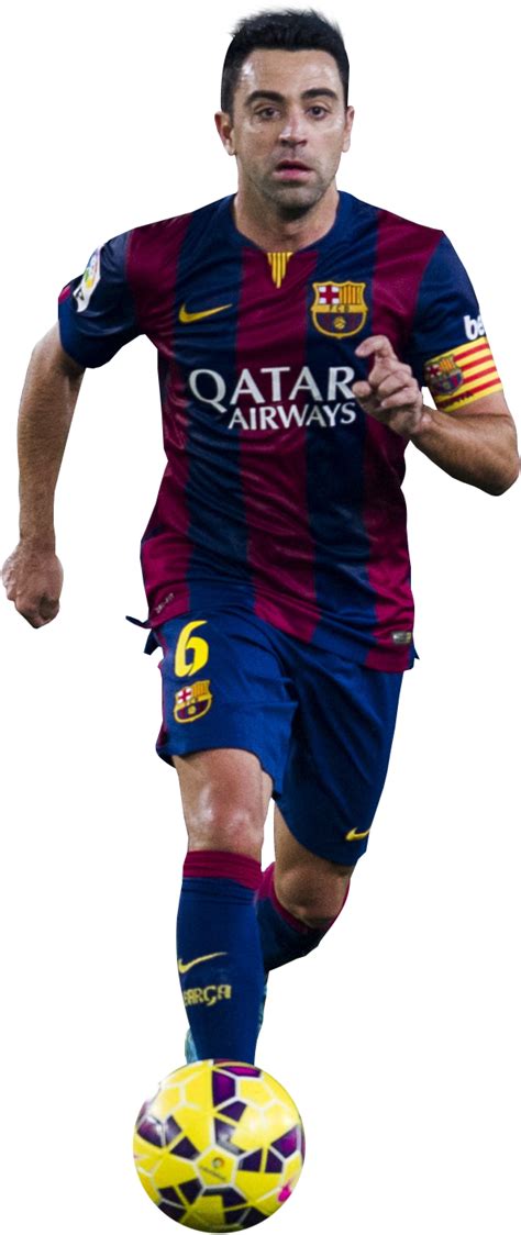 Xavi Hernandez football render - FootyRenders