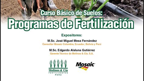 Curso B Sico De Suelos Modulo Programas De Fertilizaci N Youtube