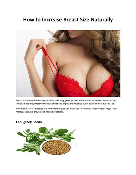 Ppt How To Increase Breast Size Naturally Powerpoint Presentation Free Download Id 12721930