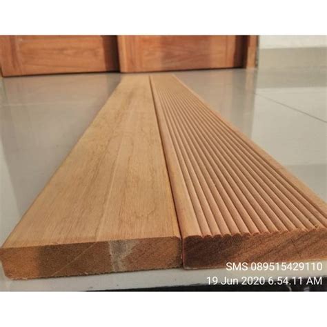 Jual Papan Pagar Kayu Bengkirai Motif Grid Polos Shopee Indonesia