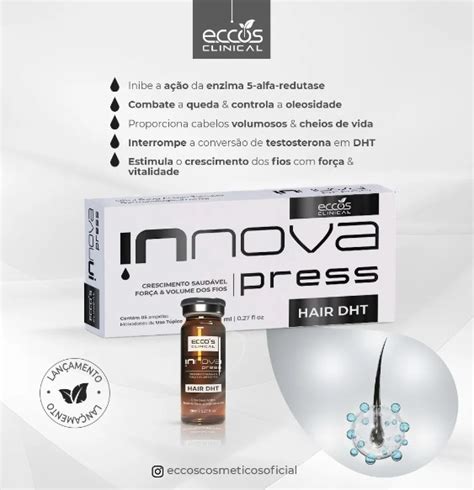 Mescla De Ativos De Alta Performance Innova Press Hair Dht Ml