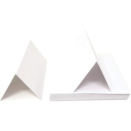 Amazon Honbay Pcs White Blank Place Cards Table Tent Tags