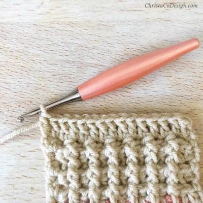 Front Post Half Double Crochet Stitch Tutorial - ChristaCoDesign